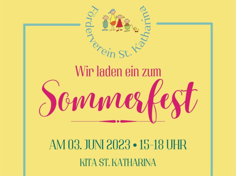 03.06.2023: Sommerfest in der KiTa